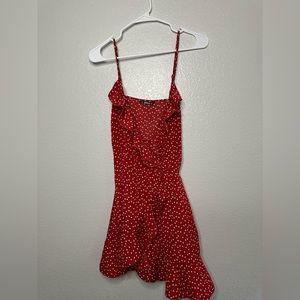 Red & White Polka Dot Dress
